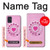 S2847 ピンクロータリー電話 Pink Retro Rotary Phone Samsung Galaxy A51 バックケース、フリップケース・カバー