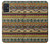 S2860 アステカ ヒッピー柄 Aztec Boho Hippie Pattern Samsung Galaxy A51 バックケース、フリップケース・カバー