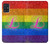 S2900 レインボーLGBTレズビアンプライド旗 Rainbow LGBT Lesbian Pride Flag Samsung Galaxy A51 バックケース、フリップケース・カバー