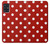 S2951 赤の水玉 Red Polka Dots Samsung Galaxy A51 バックケース、フリップケース・カバー
