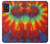 S2985 絞り染めカラー Colorful Tie Dye Texture Samsung Galaxy A51 バックケース、フリップケース・カバー
