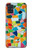 S3391 モザイクアートグラフィック Abstract Art Mosaic Tiles Graphic Samsung Galaxy A51 バックケース、フリップケース・カバー
