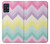 S3514 虹色ジグザグ Rainbow Zigzag Samsung Galaxy A51 バックケース、フリップケース・カバー