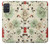 S2179 ヴィンテージ花のパターン Flower Floral Vintage Art Pattern Samsung Galaxy A71 バックケース、フリップケース・カバー