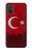S2991 七面鳥サッカー Turkey Football Soccer Flag Samsung Galaxy A71 バックケース、フリップケース・カバー