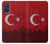 S2991 七面鳥サッカー Turkey Football Soccer Flag Samsung Galaxy A71 バックケース、フリップケース・カバー
