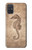 S3214 タツノオトシゴスケルトン化石 Seahorse Skeleton Fossil Samsung Galaxy A71 バックケース、フリップケース・カバー