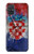 S3313 クロアチアflag Vintage Football Graphic Croatia Flag Vintage Football Graphic Samsung Galaxy A71 バックケース、フリップケース・カバー