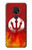 S2803 火災レッドデビル槍シンボル Fire Red Devil Spear Symbol Nokia 7.2 バックケース、フリップケース・カバー