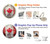 S2490 カナダメープルリーフ旗 Canada Maple Leaf Flag Texture Motorola One Action (Moto P40 Power) バックケース、フリップケース・カバー