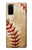 S0064 野球 ベースボール Baseball Samsung Galaxy S20 バックケース、フリップケース・カバー