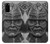 S1827 日本サムライヘルメット Japan Samurai Helmet Samsung Galaxy S20 バックケース、フリップケース・カバー
