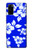 S2244 ハワイのハイビスカス青柄 Hawaiian Hibiscus Blue Pattern Samsung Galaxy S20 バックケース、フリップケース・カバー