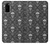 S2371 スカルヴィンテージモノクロのパターン Skull Vintage Monochrome Pattern Samsung Galaxy S20 バックケース、フリップケース・カバー
