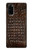 S2850 アリゲータースキングラフィック Brown Skin Alligator Graphic Printed Samsung Galaxy S20 バックケース、フリップケース・カバー