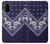 S3357 ネイビーブルーバンダナパターン Navy Blue Bandana Pattern Samsung Galaxy S20 バックケース、フリップケース・カバー