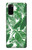 S3457 ペーパーパームモンステラ Paper Palm Monstera Samsung Galaxy S20 バックケース、フリップケース・カバー