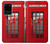 S0058 ロンドン〔イギリス〕の赤い電話ボックス Classic British Red Telephone Box Samsung Galaxy S20 Plus, Galaxy S20+ バックケース、フリップケース・カバー