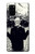 S1108 スクリームマスク 抗議者 Skull Man Protester Samsung Galaxy S20 Plus, Galaxy S20+ バックケース、フリップケース・カバー
