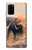 S1292 ダスティエレファントエッグレット Dusty Elephant Egrets Samsung Galaxy S20 Plus, Galaxy S20+ バックケース、フリップケース・カバー
