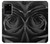 S1598 黒バラ Black Rose Samsung Galaxy S20 Plus, Galaxy S20+ バックケース、フリップケース・カバー
