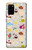 S2321 飲食パターン Food and Drink Seamless Samsung Galaxy S20 Plus, Galaxy S20+ バックケース、フリップケース・カバー