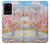 S2450 ブロッサムピンクピーチツリー フィンセント・ファン・ゴッホ Van Gogh Peach Tree Blossom Samsung Galaxy S20 Plus, Galaxy S20+ バックケース、フリップケース・カバー