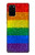 S2683 レインボーフラッグ プライド旗 Rainbow LGBT Pride Flag Samsung Galaxy S20 Plus, Galaxy S20+ バックケース、フリップケース・カバー