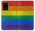 S2683 レインボーフラッグ プライド旗 Rainbow LGBT Pride Flag Samsung Galaxy S20 Plus, Galaxy S20+ バックケース、フリップケース・カバー
