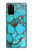 S2685 アクアターコイズ宝石グラフィックプリント Aqua Turquoise Gemstone Graphic Printed Samsung Galaxy S20 Plus, Galaxy S20+ バックケース、フリップケース・カバー