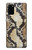 S2703 スネークスキンテクスチャグラフィックプリント Snake Skin Texture Graphic Printed Samsung Galaxy S20 Plus, Galaxy S20+ バックケース、フリップケース・カバー