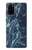 S2799 ライトブルーマーブルストーン グラフィックプリント Light Blue Marble Stone Texture Printed Samsung Galaxy S20 Plus, Galaxy S20+ バックケース、フリップケース・カバー
