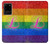 S2900 レインボーLGBTレズビアンプライド旗 Rainbow LGBT Lesbian Pride Flag Samsung Galaxy S20 Plus, Galaxy S20+ バックケース、フリップケース・カバー