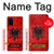 S2982 アルバニアサッカー Albania Football Soccer Red Flag Samsung Galaxy S20 Plus, Galaxy S20+ バックケース、フリップケース・カバー