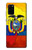 S3020 エクアドルの旗 Ecuador Flag Samsung Galaxy S20 Plus, Galaxy S20+ バックケース、フリップケース・カバー