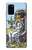 S3067 タロットカード カップの女王 Tarot Card Queen of Cups Samsung Galaxy S20 Plus, Galaxy S20+ バックケース、フリップケース・カバー