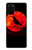 S3328 カラス赤い月 Crow Red Moon Samsung Galaxy S20 Plus, Galaxy S20+ バックケース、フリップケース・カバー