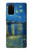 S3336 ヴァン・ゴッホローソンの星空 Van Gogh Starry Night Over the Rhone Samsung Galaxy S20 Plus, Galaxy S20+ バックケース、フリップケース・カバー