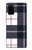 S3452 チェック柄 Plaid Fabric Pattern Samsung Galaxy S20 Plus, Galaxy S20+ バックケース、フリップケース・カバー