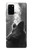 S3505 オオカミ Wolf Howling Samsung Galaxy S20 Plus, Galaxy S20+ バックケース、フリップケース・カバー