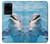 S1291 イルカ Dolphin Samsung Galaxy S20 Ultra バックケース、フリップケース・カバー