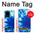 S1869 絞り染めブルー Tie Dye Blue Samsung Galaxy S20 Ultra バックケース、フリップケース・カバー
