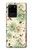 S2179 ヴィンテージ花のパターン Flower Floral Vintage Art Pattern Samsung Galaxy S20 Ultra バックケース、フリップケース・カバー