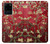 S2414 赤開花アーモンドの木 フィンセント・ファン・ゴッホ Red Blossoming Almond Tree Van Gogh Samsung Galaxy S20 Ultra バックケース、フリップケース・カバー