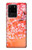 S2543 花柄の着物 Japanese Kimono Style Flower Pattern Samsung Galaxy S20 Ultra バックケース、フリップケース・カバー