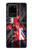 S2936 英国旗地図 UK British Flag Map Samsung Galaxy S20 Ultra バックケース、フリップケース・カバー
