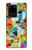 S3391 モザイクアートグラフィック Abstract Art Mosaic Tiles Graphic Samsung Galaxy S20 Ultra バックケース、フリップケース・カバー