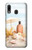 S1425 浜ときれいな貝殻 Seashells on The Beach Samsung Galaxy A20, Galaxy A30 バックケース、フリップケース・カバー
