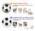 S2061 サッカーのパターン Football Soccer Pattern Samsung Galaxy A20, Galaxy A30 バックケース、フリップケース・カバー
