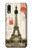 S2108 エッフェル塔パリポストカード Eiffel Tower Paris Postcard Samsung Galaxy A20, Galaxy A30 バックケース、フリップケース・カバー